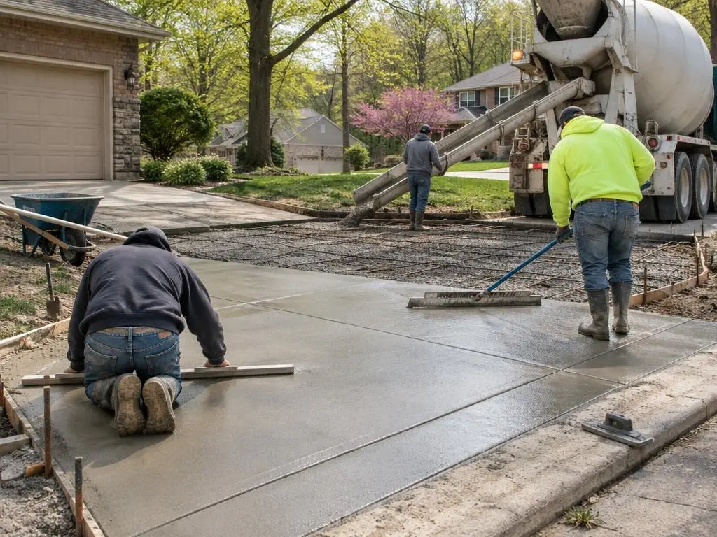 Concrete Driveways in Lenexa, KS
